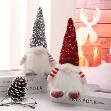 1PCS/3PCS/5PCS Christmas Gnome Handmade Sequins Hat Christmas Decoration Dwarf Christmas Luminous Faceless Doll Ornaments Light Up Elf Fall Gnomes Thanksgiving Table Christmas Gnome Handmade Sequins Hat Christmas Decoration Dwarf Christmas Luminous Faceless Doll Ornaments Light Up Elf Fall Gnomes Thanksgiving Table Decor