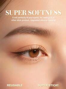 7pcs Reusable Eyelash Lift Kit, Includes Eyelash Perm Pad, Silicone Eyelash Lift Pads, Eyelash Curler, Applicator, Eyelash Assist Tools, Eyelash Perm Solution, Silicone Eyelash Curler, Eyelash Lift Rod, Makeup Beauty Tools - Baby Pink - View 5