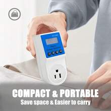 regulador de Voltaje Eléctrico para Refrigerador Enchufe de Protección para Refrigerador Protector contra Sobretensiones Electrónico Enchufe 110V - Tipo de Enchufe A USA (110-127V) - Ver 1