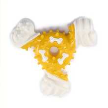 Durable Dog Chew Toy For Teeth Cleaning - Durable Nylon Teeth Stick With Interactive Puzzle Design, Perfect For Small And Medium Dog Breeds, Promotes Healthy Chewing And Play, Suitable For Aggressive Chewers - Màu Hồng Tươi - Xem 3