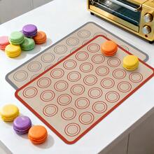 2 件马卡龙硅胶烘焙垫 - 易于清洁、不粘、可重复使用、耐热、适用于烘焙、饼干、马卡龙、面包、糕点 | 厨房工具、烤箱内衬、蛋糕盘垫、烘焙用品、厨房配件、家庭厨房必需品 - - - 查看 7