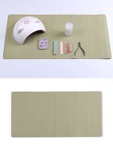 1 件 30*60cm 小型可水洗美甲桌垫，柔软超细纤维 PU 皮革材质，可重复使用可折叠美甲沙龙桌垫，亚克力美甲桌垫，适用于美甲沙龙工作室和家庭使用。美甲用品 - 彩色 - 查看 12