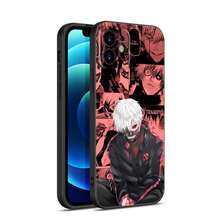 Anime  Black Silicone Phone Case For Apple  12 13 Mini 7 8 14 15 16 Plus Pro Max 16E Cover - 05 - View 7