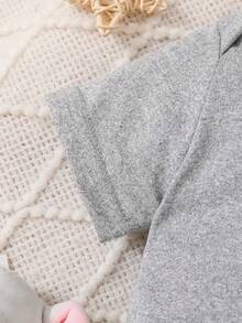 Pelele con estampado de letras lindo para bebé recién nacido unisex, ropa para niño o niña bebé