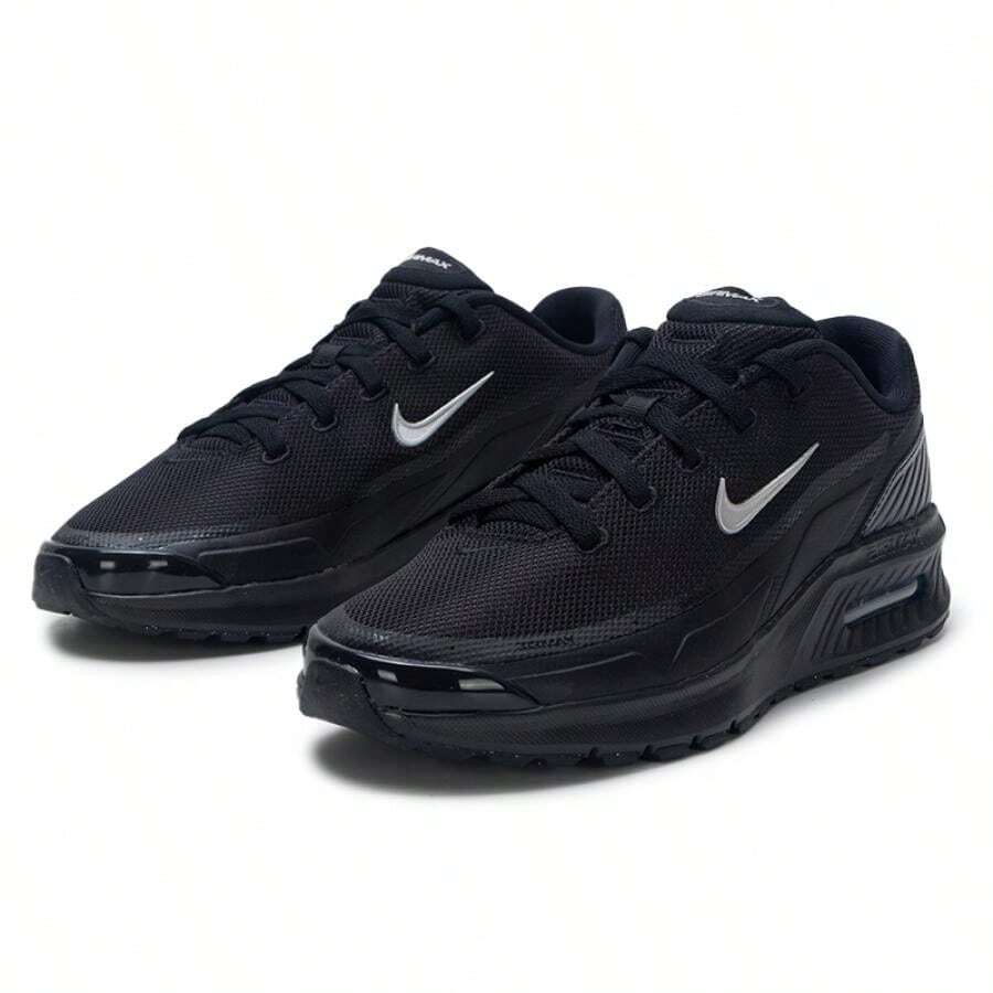 Nike Zapatos casuales para hombre AIR MAX BIA SE Zapatos deportivos para exteriores Zapatos casuales cómodos IM5072-001 - Negro/Plata metalizado - Ver 1
