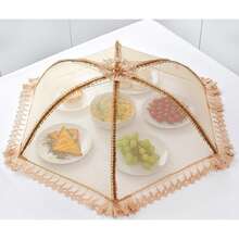 1 chiếc nắp đậy thức ăn, nắp đậy thức ăn gấp gọn cho bàn ăn, nắp che rau củ chống bụi và ruồi, nắp che nhà bếp hình chữ nhật chống muỗi. - Nhiều màu - Xem 11