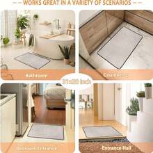 1 Pieza Alfombra de área grande y lujosa con diseño geométrico, lavable a máquina, antideslizante, diseño abstracto vintage en beige y blanco, perfecta para la decoración de la sala de estar, dormitorio, oficina o cafetería - Estilo 1 - Ver 11