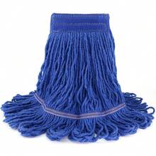 Loop-End Commercial String Mop Head – 6-Inch Highly Absorbent Cotton Blend Replacement For Industrial & Home Use - Màu xanh lam - Xem 1