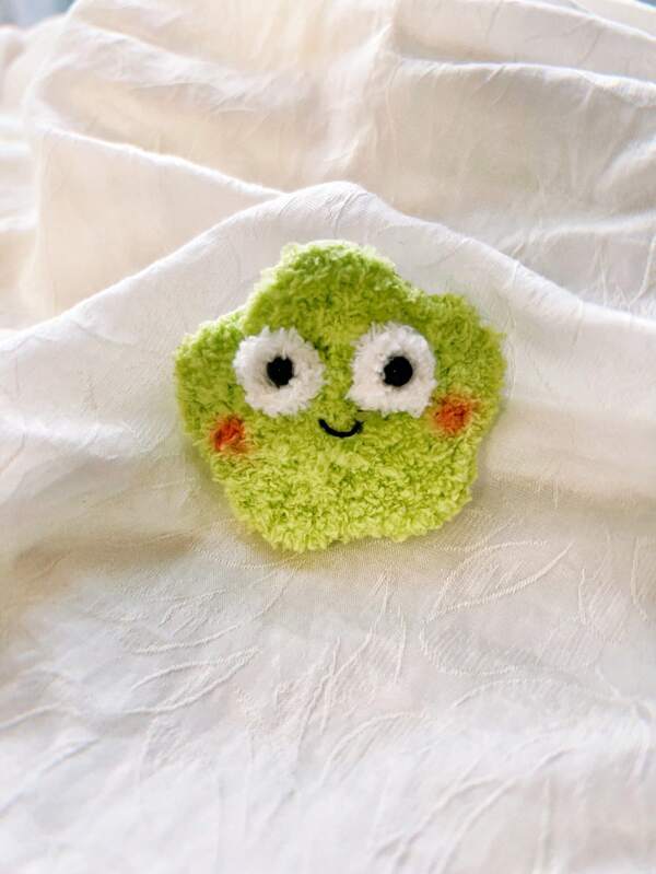 1pc Handmade Crochet Cute Star Flat Hair Clip Hair Accessory, Claw Clips, Hair Slide, Hair Barrettes