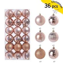 36 PCS Box 3CM Christmas Xmas Tree Balls Bauble Hanging Home Party Ornament.Attention This Product Belongs To Handicrafts With Slight Dirt, Dust, Offset Printing, And Glue Overflow Small Scratches Are A Normal Phenomenon Of This Product Does Not Affect Aesthetics And Usability Caution For Those Who Mind Home Decor Christmas Decorations Room Decor Winter Christmas Decorations Home Christmas Gifts Christmas Decor - Multicolor - View 11