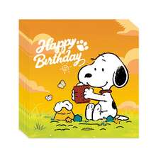 一套/6件或24件跨境新款史努比主题派对用品卡通盘子一次性桌布派对用品 - 彩色 - 查看 5