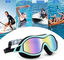 LEMONSEA Goggles Natación, Kit de Gogles Adulto Natacion 5 en 1, snatacion Mujer Hombre,  Natacion Con Tapones Oidos, Pinza Nasal, Bolsa Impermeable para Celurares y Gorro de Natación - Verdoso Negro - Ver 6
