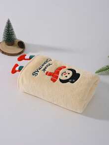 1pc/2pcs Christmas Snowman, Reindeer, Santa Claus Design Super Soft Coral Fleece Bath Towel, Quick Dry, Non-Shedding, Sauna Towel, High Absorbency, Lightweight, Guest Towel, Bathroom Decor, Advent Gift, Christmas Best Gift. Towel Size: 34*75cm, Bath Towel Size: 70*140cm Shower Towels For Beauty Salon, Hotel Sports,Home Essentials, Towel, Skin Care
