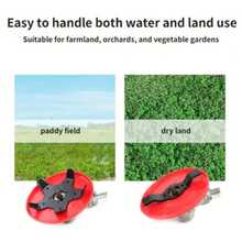 Dual-Mode Weeding Disc For Wet And Dry Fields | Terraced Rice Seedling Protection Tool (Stone-Proof Titanium Steel Blade) | 360° Anti-Entanglement Agricultural System | Quick-Release Brush Cutter Accessories | No-Damage Cutting Kit