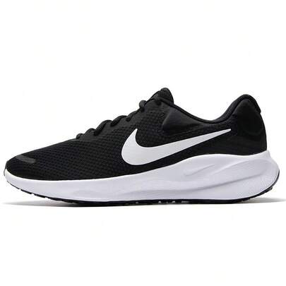  Nike New Lightweight Soft-Sole Training Fitness Men's Road Running Shoes, REVOLUTION 7 Mesh Breathable Outdoor Sports Sneakers, Comfortable Soft-Sole Casual Daily Lightweight Running Shoes, Versatile Must-Have FB2207-001 For Men