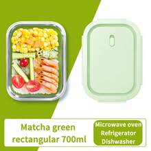 Hộp đựng thực phẩm có nắp kính này được làm từ kính dày, dung tích lớn, thích hợp để chuẩn bị bữa ăn và bảo quản thực phẩm trong bếp. Đây là hộp đựng cơm trưa bằng kính kín, chống rò rỉ, có thể sử dụng trong lò vi sóng, lò nướng, tủ lạnh và máy rửa chén. Là lựa chọn lý tưởng cho các buổi dã ngoại, học tập, làm việc và cắm trại. - Nhiều màu - Xem 16