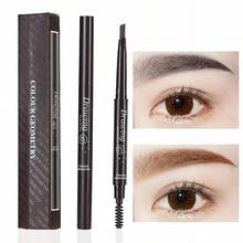 <China Select>Dual-Ended Eyebrow Pencil - Waterproof, Sweat-Resistant, Natural-Looking, Long-Lasting, Fade-Proof - 1# - 查看 4