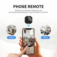 1 Stück Mini Sicherheitskamera, kabellose WLAN versteckte Spionagekamera für Heim- und Büroüberwachung, Nachtsicht Bewegungserkennung kleine Nanny-Kamera