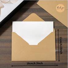 10/20/50 Piezas Sobres de Papel Blanco/Kraft Reforzados 16*11cm + Tarjetas de Felicitación Plegables + Pegatinas de Sellado (Estilos Aleatorios), Adecuado para Cartas de Agradecimiento, Gratitud, Invitaciones de Boda, Invitaciones Comerciales Occidentales, Bolsas de Regalo Postales, Regalos del Día de San Valentín, Regalos de Cumpleaños, Regalos de Fiesta de Vacaciones, Sobres de Decoración de Fiestas, Cartas de Agradecimiento, Sobres de Cartas Manuscritas, Día de Navidad