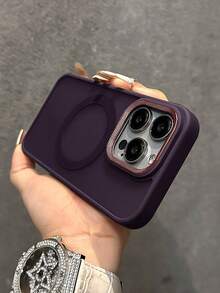 VOUVI 钻石镜片磨砂防震外壳适用于 17 16 15 14 13 12 11 Pro Max手机壳适用于17 Air 16 15 14 Plus手机配件高级男女手机壳 - 深紫色 - 查看 22