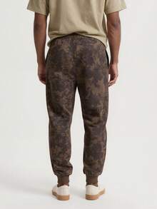 Alltony Herren leichte Frühling/Herbst Jogginghose mit Kordelzug, verstellbarer Taille, Batik-Camouflage-Gesichtsdruck, lässige Sportbekleidung für Outdoor, Straße, Laufen, Reisen, Camping, Urlaub