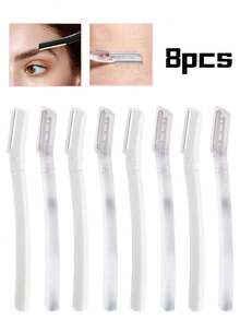 4Pcs Eyebrow Trimmer, Anti-Scratch Razor, Suitable For Eyebrow & Facial Hair Grooming & Upper Lip Hair Removal,Makeup,Cheap,Room Decor,Vanity,Travel,Bedroom,Makeup Accessories,Eyebrow Razor