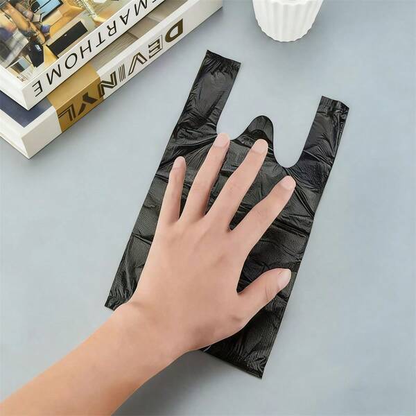 100pcs/Pack Disposable Trash Bags, Baby Diaper Disposal Bags, Portable Mini Car Garbage Bags, Suitable For Outdoor, Stroller, Desk, Kitchen, Living Room, Bathroom, Nursery Cleanup