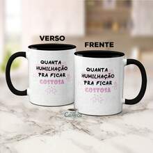 Academina Workout Mug How Much Humiliation To Become Hot - Black - View 2