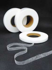 64m/Roll Fusible Double-Sided Non-Woven Interfacing - Long-Lasting, Perfect For DIY Sewing And Hemming, Ironing, Multipurpose White - White - View 3