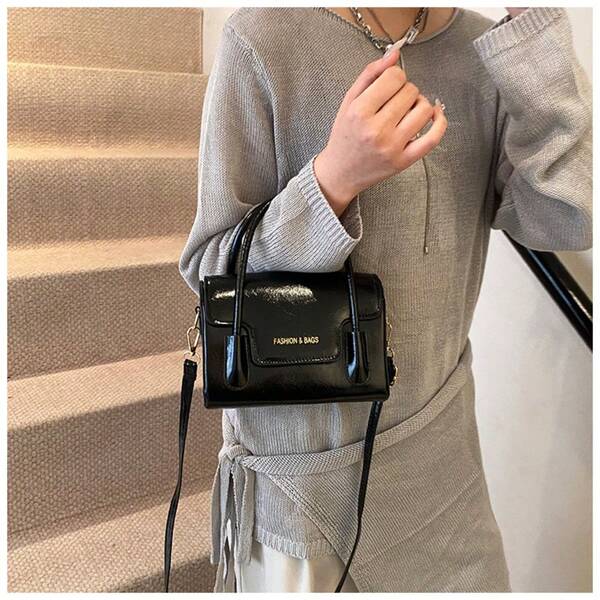 Neue stilvolle hochwertige Tragetasche, minimalistisch vielseitige schicke Schulter Umhängetasche für Frauen