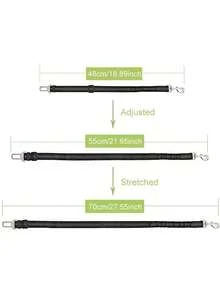 1pc High Grade Dog Car Safety Belt Dog Safety Belt With Damping Belt And Reflective Line Adjustable Length Suitable Any Dog - Multicolor - View 7