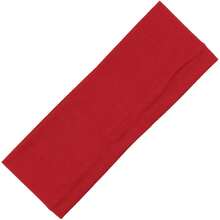 Euuztu Kenz Laurenz 3 Cotton Headbands Pack Stretch Elastic Yoga Soft And Stretchy Sports Sweatbands Fashion Headband Teens Women Girls (1 Pc Headbands, Red) - ORANGE - 查看 2