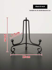 1pc Iron Display Rack, Metal Easel Frame, Gold Color Small Iron Art Display Stand, Can Display Cards, Cookies, Decorative Plates, Artworks