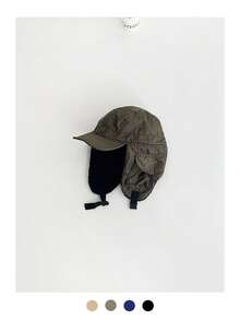 仿皮草 Ushanka 帽子，保暖护耳飞行员帽，男女复古飞行员帽，适合秋冬季骑自行车、滑雪、户外活动 - 彩色 - 查看 19