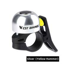 WEST BIKING Ultra-Loud Bicycle Bell - Folding Mountain Bike Bell For Road/City Bicycle | Cycling Accessories
