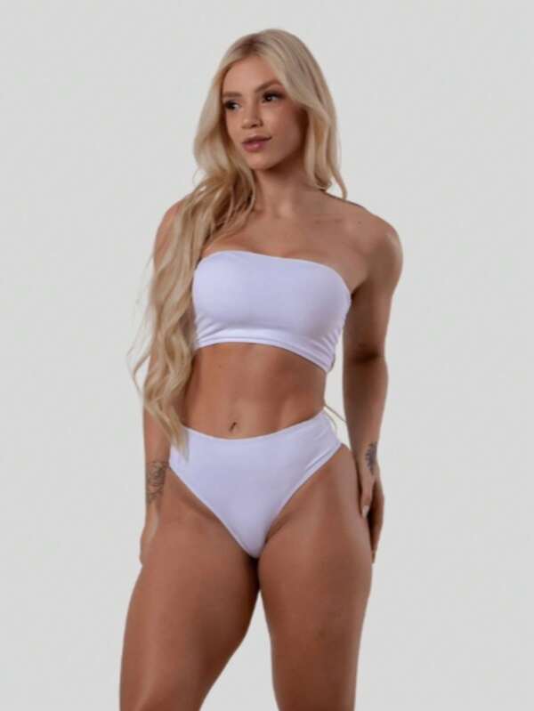 Biquini Hot Pants Moda Praia Tomara Que Caia Piscina Verão Roupa de Banho Confortavel