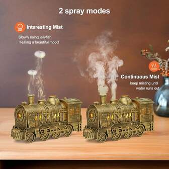 SULVGO Difusor de aceites esenciales de 300ml - Humidificador de niebla fría de aromaterapia con control remoto, 2 luces, 2 modos, apagado automático - Ideal para el hogar, la oficina y las habitaciones de bebés