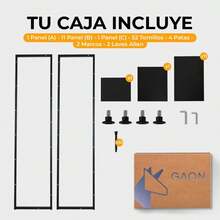 GAON.Librero Organizador Minimalista - Estante de Arbol Vertical Alto Moderno de Metal y Melamina para Sala Comedor Dormitorio Oficina o Recamara 165