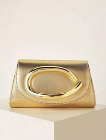 Glitter, Shiny, Luxury, Glamorous, Elegant, Exquisite Large Women Clutch Purse Evening Bag Prom Handbag With Detachable Chain For Wedding Velvet Elegant For Girls, Women, College Students, Rookies & White-Collar Workers For Party, Prom, Wedding, Party Bags,Perfect For Party Wedding Prom Dinner/Banquet Matching With Holiday Party Dress Evening Dress & Sequin Dress - Vàng - Xem 2