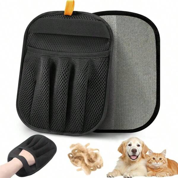 Guante para eliminar pelo de mascotas para gatos y perros, nueva actualización 2025 de guantes electrostáticos de cinco dedos para eliminar pelo de mascotas, herramienta reutilizable para eliminar pelo de mascotas en ropa, sofá, alfombra, asiento de coche