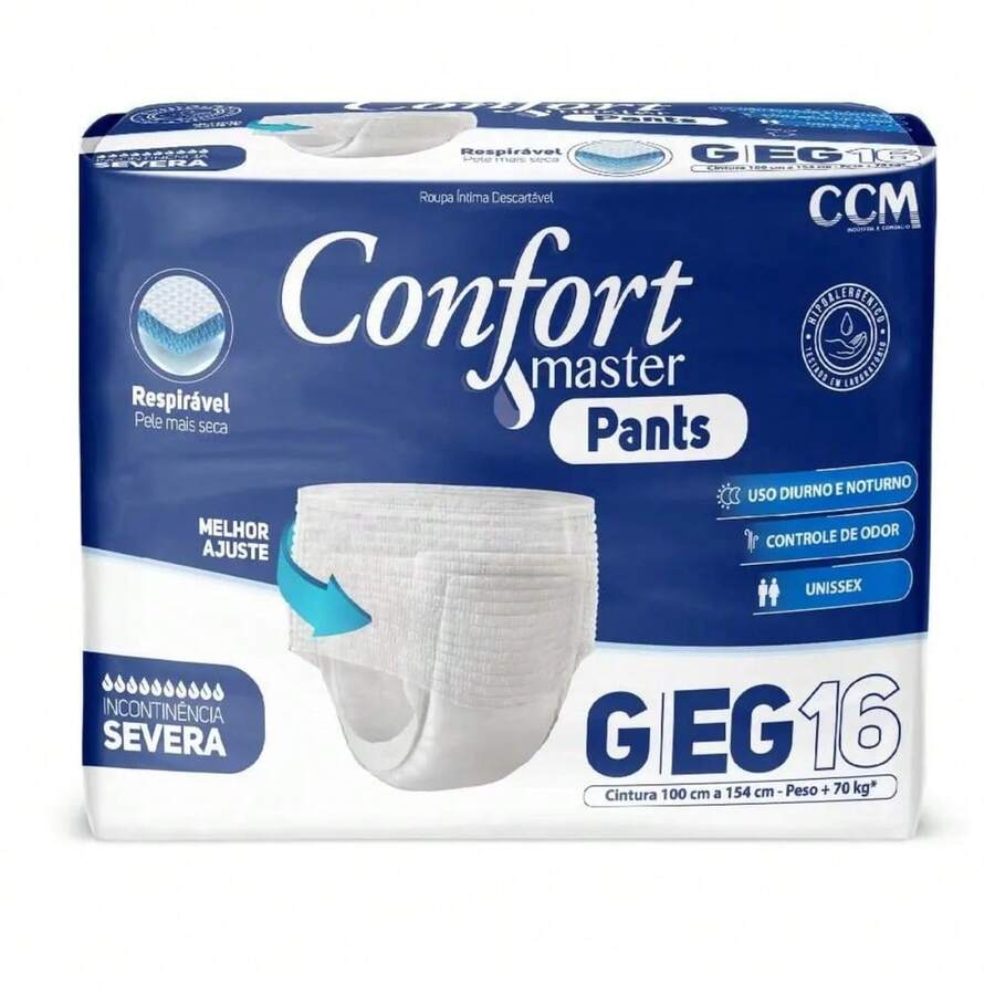 Confort Master Pants Disposable Geriatric Diaper - Size G-EG - 16 Units - 彩色 - 查看 1