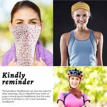 5 Mixed Mixed Women's Small Fresh Floral Satin Fabric Headbands, Hair Accessories, Elastic Bands, Tied Hair Triangular Scarves, Hairbands, Headbands Women Bandanas