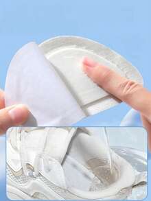 1/2 件鞋跟修补贴，隐形粘合皮革鞋跟保护贴，运动鞋防摩擦