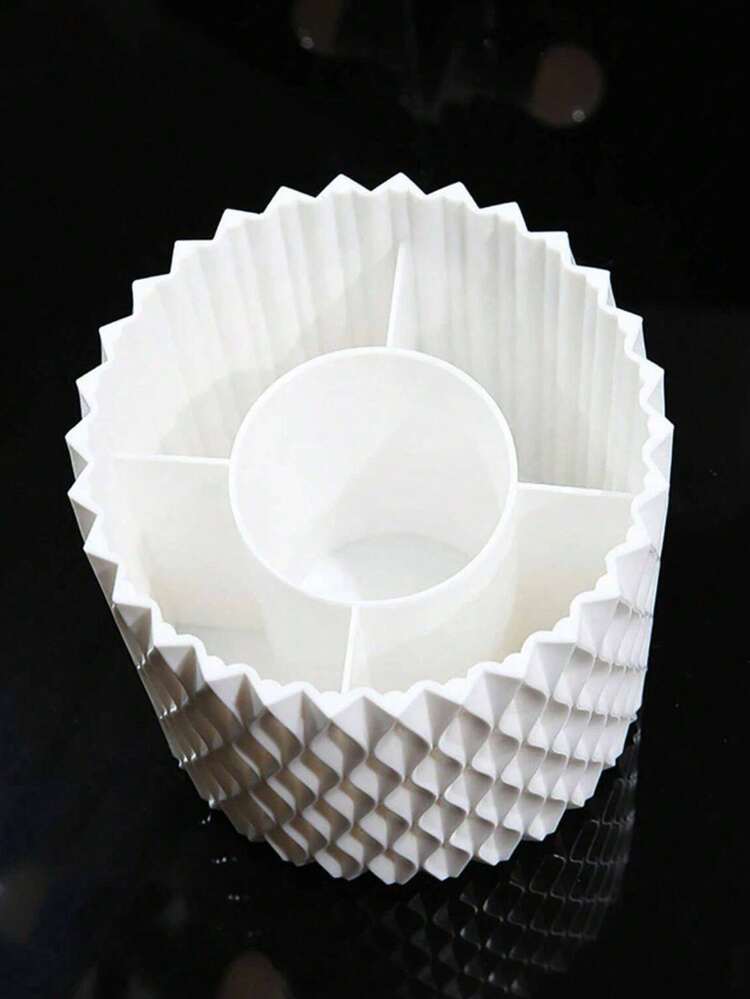 1 个，360 度旋转化妆刷收纳盒眼影刷桶梳妆台架子学生桌面笔架收纳盒，美容收纳盒。 - 彩色 - 查看 9