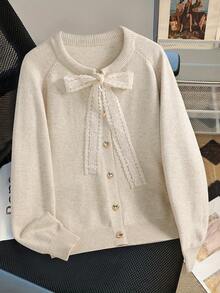 GIGOGOU Plus Size 1XL-5XL Autumn Winter Warm Women Knit Sweater Cardigan Casual Long Sleeves Fall Clothing