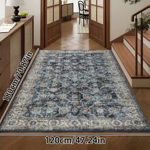 1pc Moroccan Vintage Floral - Classic Bohemian Area Rug, European & American - Rectangular Soft Faux Wool Washable Carpet, Suitable For Living Room, Bedroom, Entryway, Bathroom, Hallway, Patio, Kitchen, Indoor Outdoor, All Season Large Size Mat, Home Decor - Multicolor - View 16