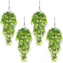 Plantas Artificiales Decorativas Hogar Mini, Planta Artificial en Maceta Interior, Flores Falsas en Macetas, Fake Plants para Decoración Baño, Oficina y Escritorio, accesorio decorativo para todo el año, combinable con adornos navideños y luces Christmas - verde - Ver 2