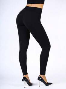 3 Packs Women Athletic Leggings, Solid Color High Elasticity Workout Tights For Running, Gym, Yoga, Outdoor Activities, Spring/Summer