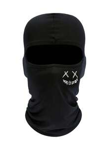 1/2/3pcs Unisex Printed Balaclava Face Mask, Suitable For Outdoor Activities Like Travel, Cycling, Hiking, Fishing In All Seasons