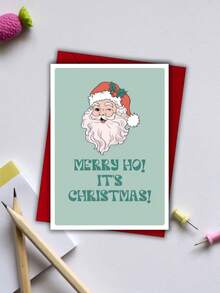 بطاقة تهنئة عيد الميلاد مع ظرف، بطاقة عيد الميلاد المرحة - مناسبة كهدية عيد الميلاد لأصدقائك وعائلتك وزملائك